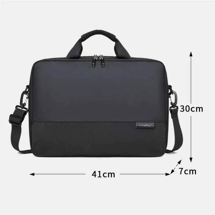 COOLBELL CB-2127 Shockproof Laptop Briefcase with Shoulder Strap 15.6 Inch Notebook Bag 