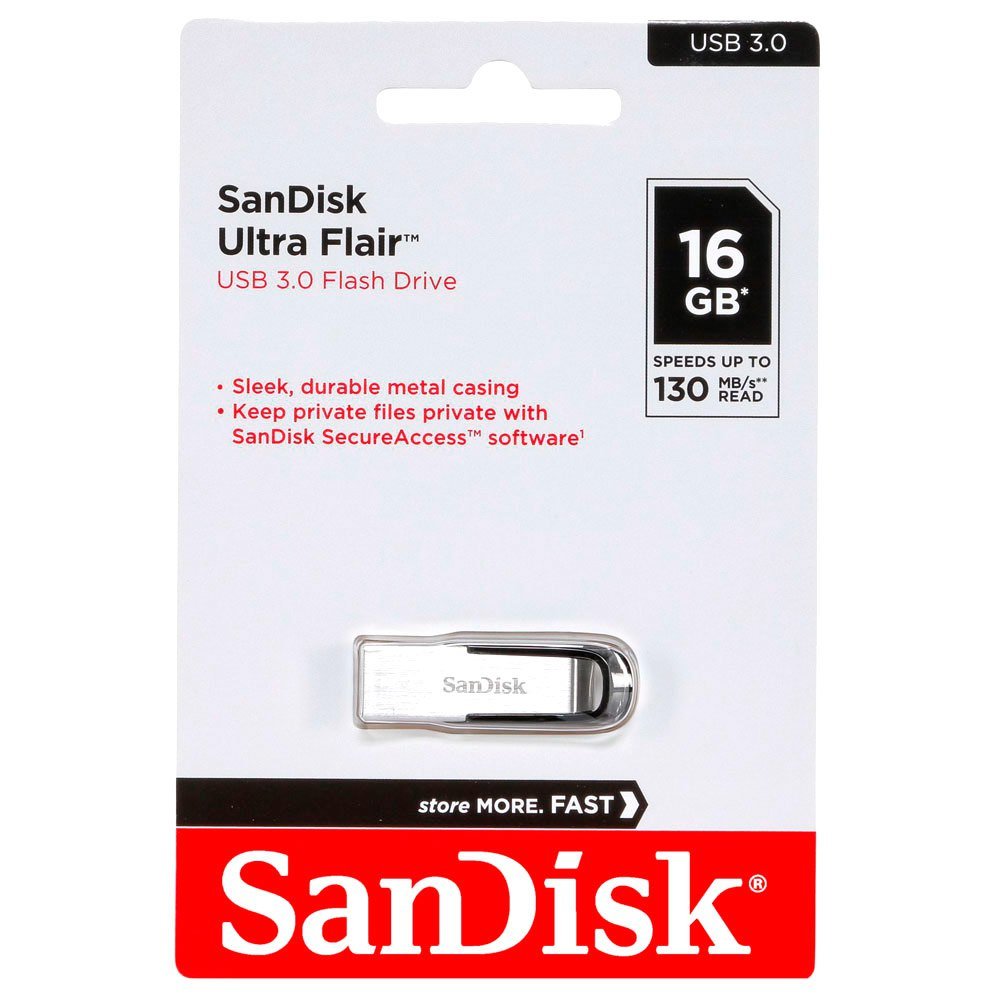 SanDisk Ultra Flair USB 3 Flash Drive 16GB