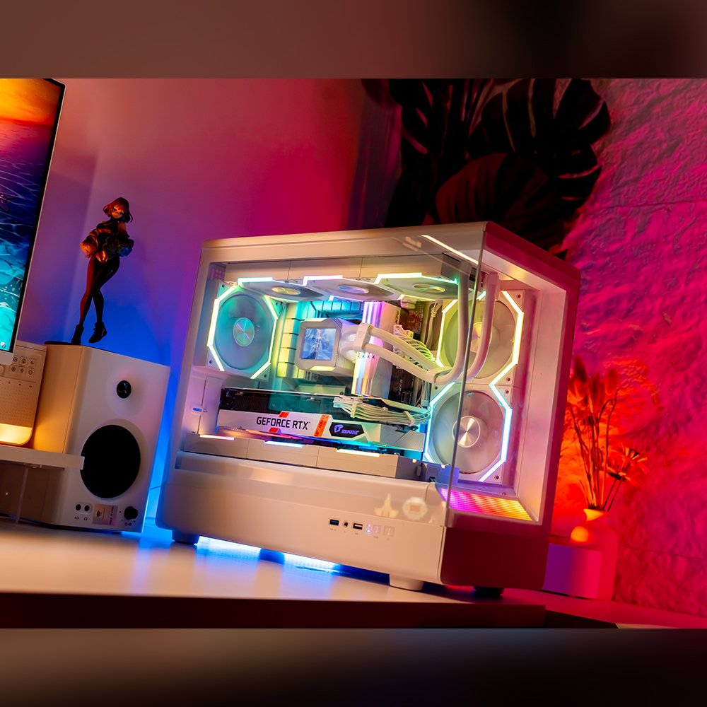 JUNGLE LEOPARD MS-01 CASE WITH 3 FAN ARGB MATX/ITX