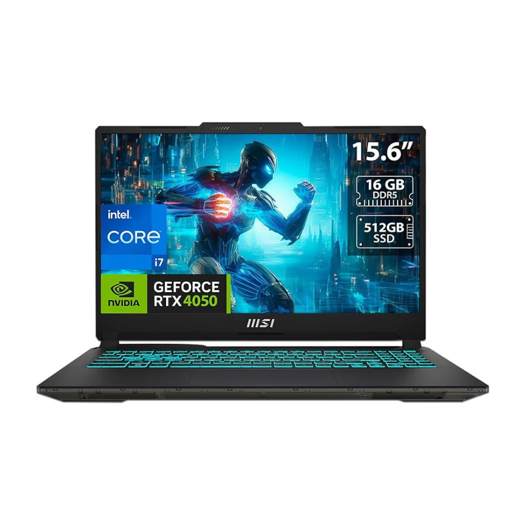MSI Cyborg 15 Gaming Laptop, 15.6" FHD 144Hz Screen, 13th Gen Intel Core i7-13620H
